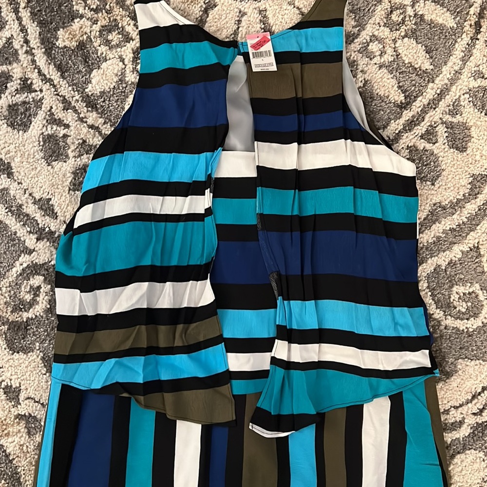 Metaphor striped sleeveless dress, size large NWT! - Picture 5 of 7